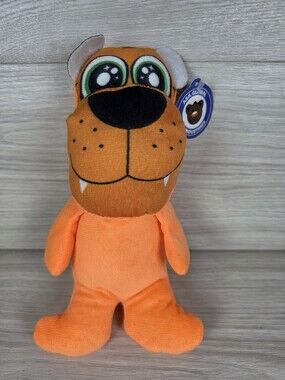 A&A Global Industries Cartoon-Style Plush Dog Orange 9" Large Eyes SU50